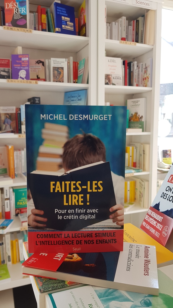 Faites-les lire », Michel Desmurget – Librairie Mangeurs de livres